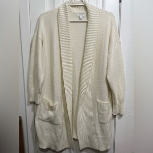 Nine West Open Front Ribbed Knit Cardigan Size XXL Women’s